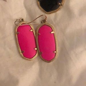 Kendra Scott Neon Pink Elle earrings
